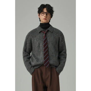 lapel knitwear