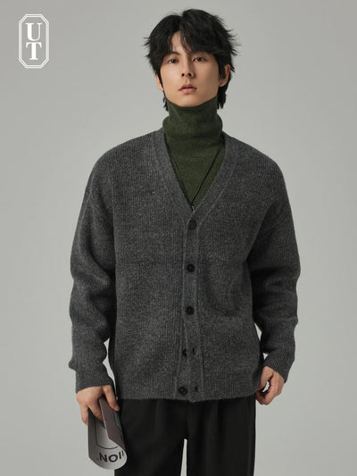 v-neck cardigan