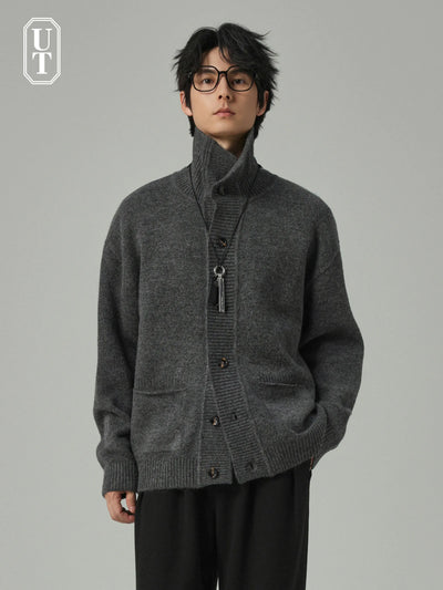turtleneck cardigan
