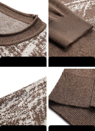 gradient knit sweater