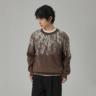 gradient knit sweater