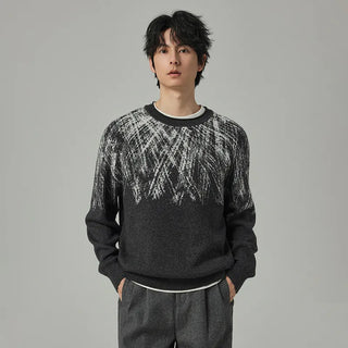 gradient knit sweater