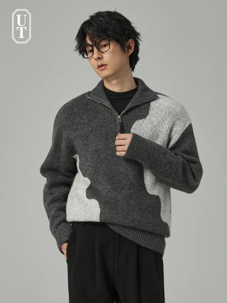 half turtleneck sweater