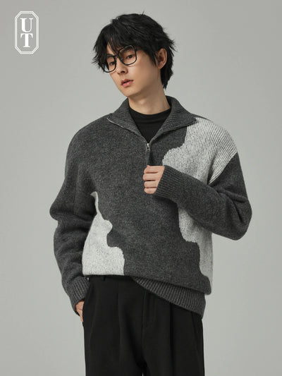 half turtleneck sweater