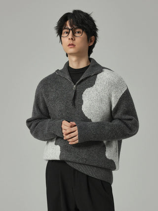 half turtleneck sweater