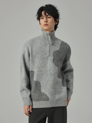 half turtleneck sweater