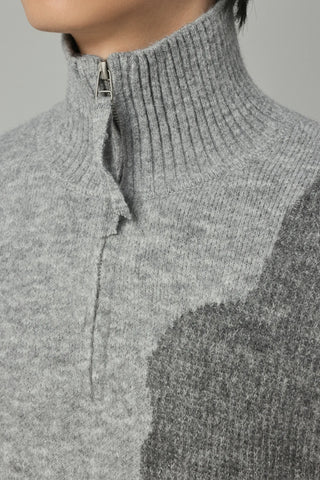 half turtleneck sweater