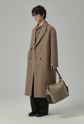 minimalist wool coat