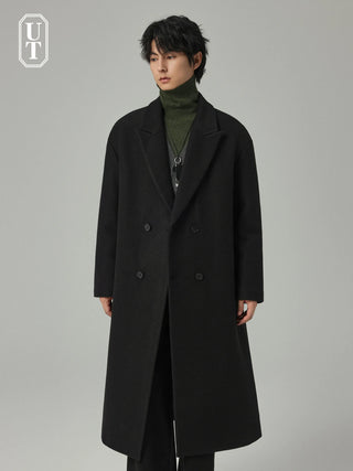 minimalist wool coat