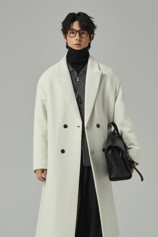 minimalist wool coat