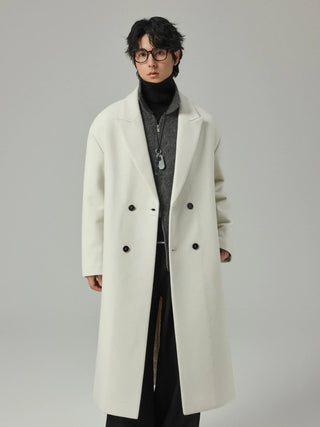 minimalist wool coat
