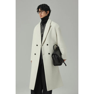 minimalist wool coat