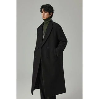 minimalist wool coat