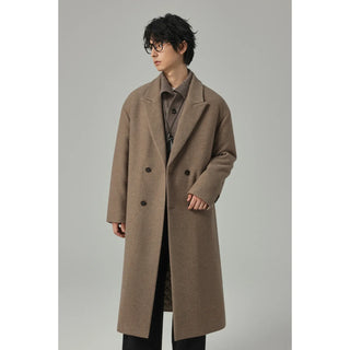 minimalist wool coat