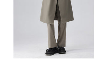 twill trench coat