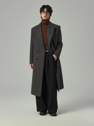 closure collar coat