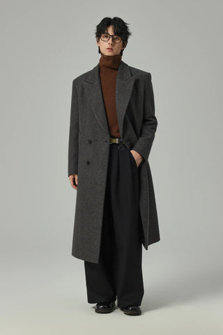 closure collar coat