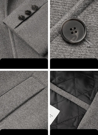 single-breasted wool coat
