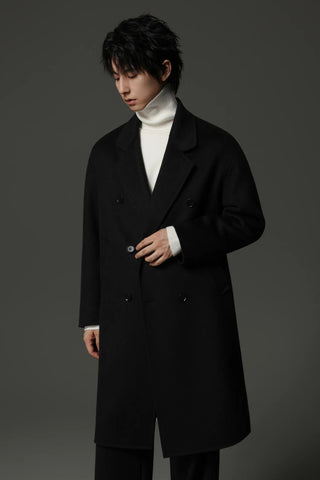 reversible wool coat