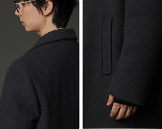 padded shoulder coat