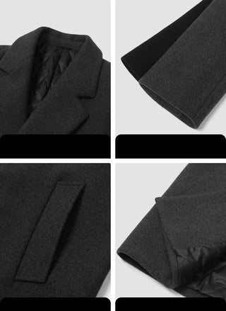 padded shoulder coat