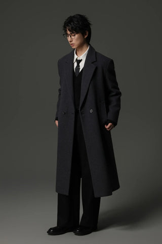 padded shoulder coat