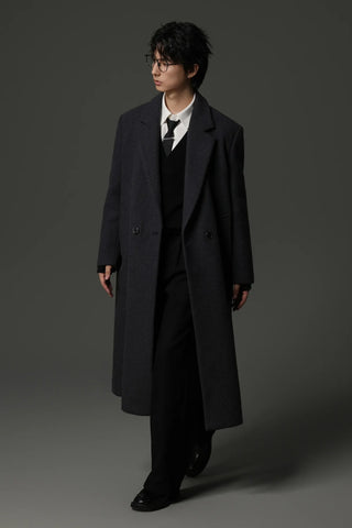 padded shoulder coat