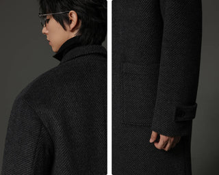 colorful wool coat
