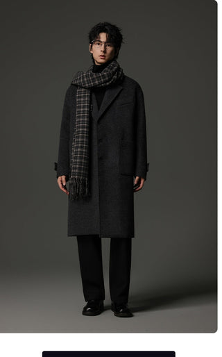 colorful wool coat