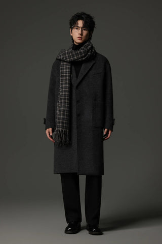 colorful wool coat