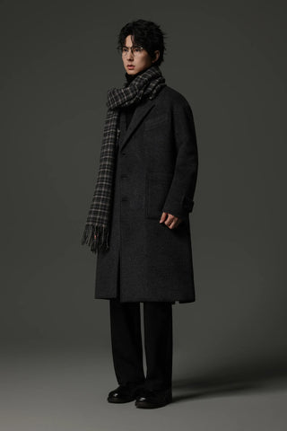 colorful wool coat