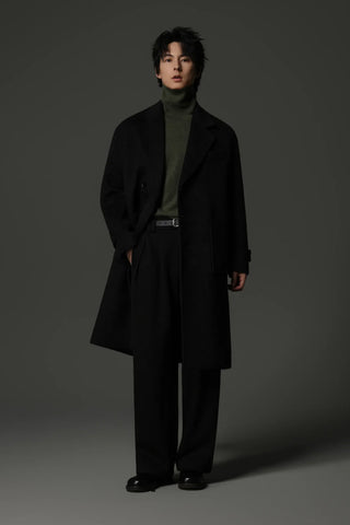 colorful wool coat