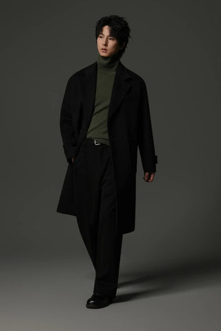 colorful wool coat