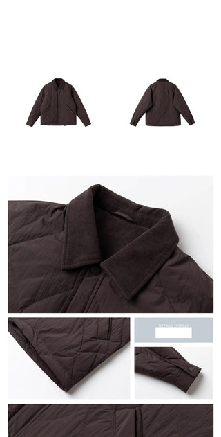 lapel down jacket