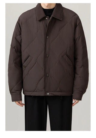 lapel down jacket