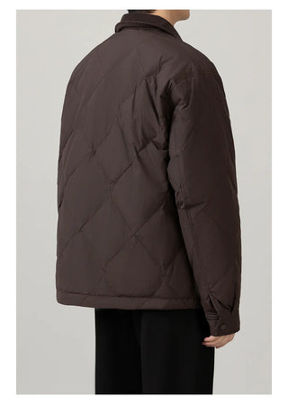 lapel down jacket