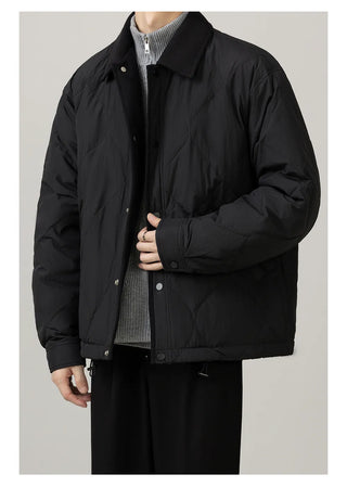 lapel down jacket
