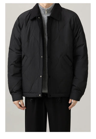 lapel down jacket