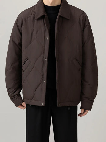 lapel down jacket