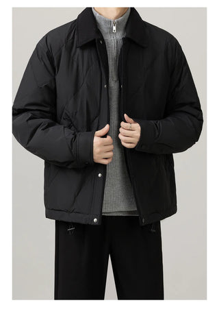 lapel down jacket