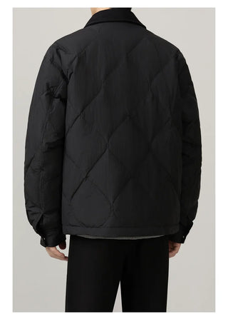 lapel down jacket