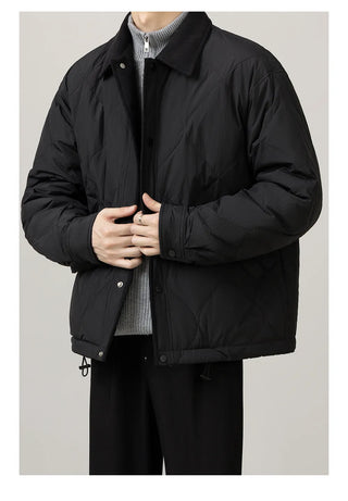 lapel down jacket