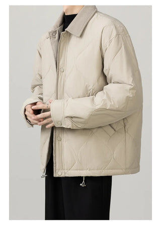 lapel down jacket