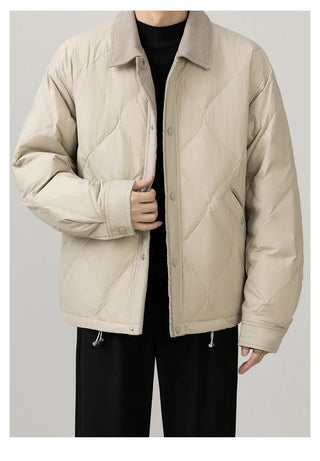 lapel down jacket
