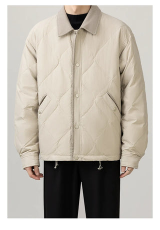 lapel down jacket
