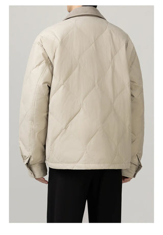 lapel down jacket