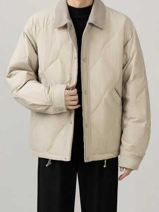 lapel down jacket
