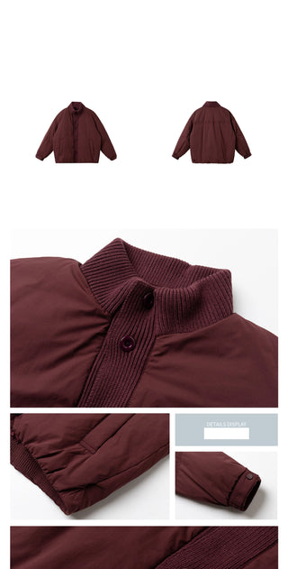 knit patchwork jacket