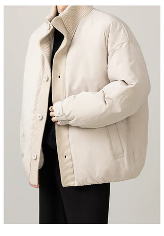 knit patchwork jacket