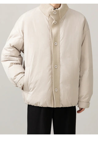 knit patchwork jacket